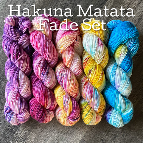 Hakuna Matata  Fade Set dyed by JoJo